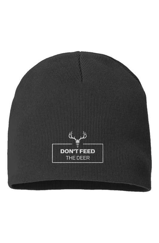 Don't Feed The Deer, Organic Cotton Beanie